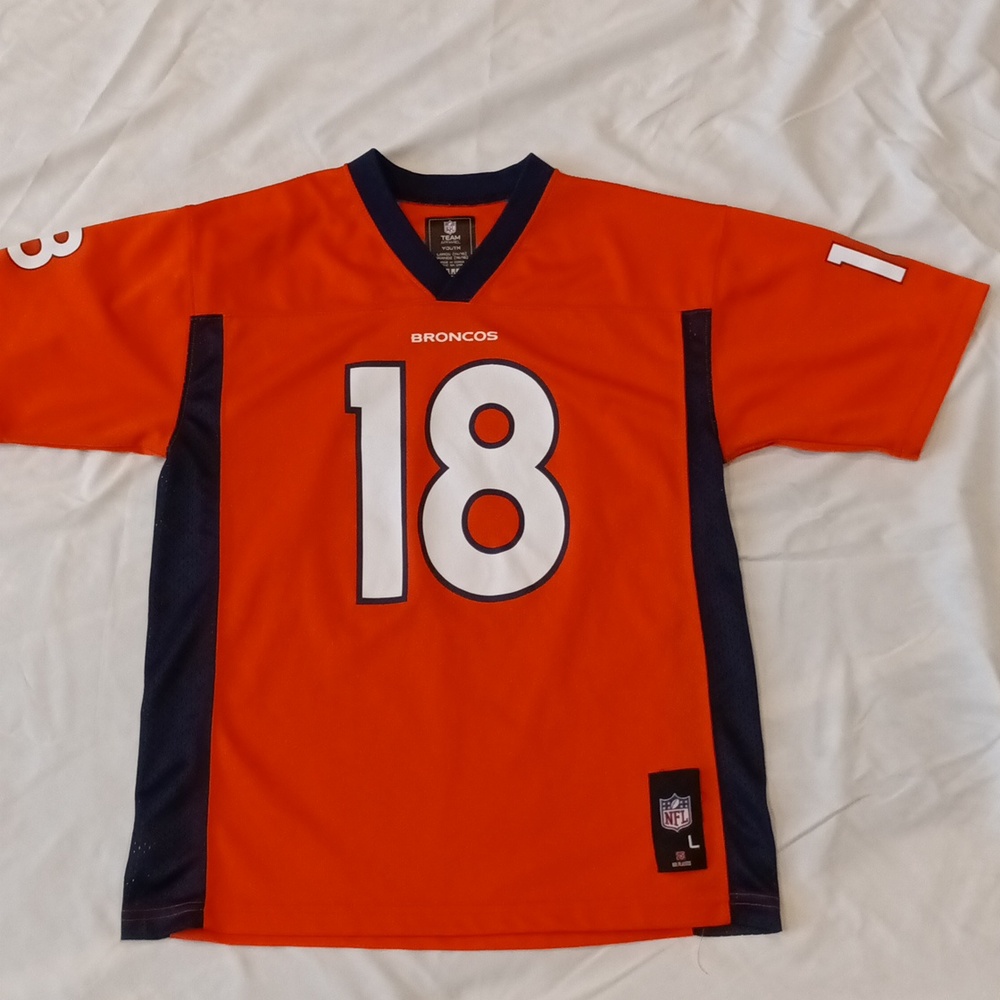 Youth large, Peyton Manning broncos jersey